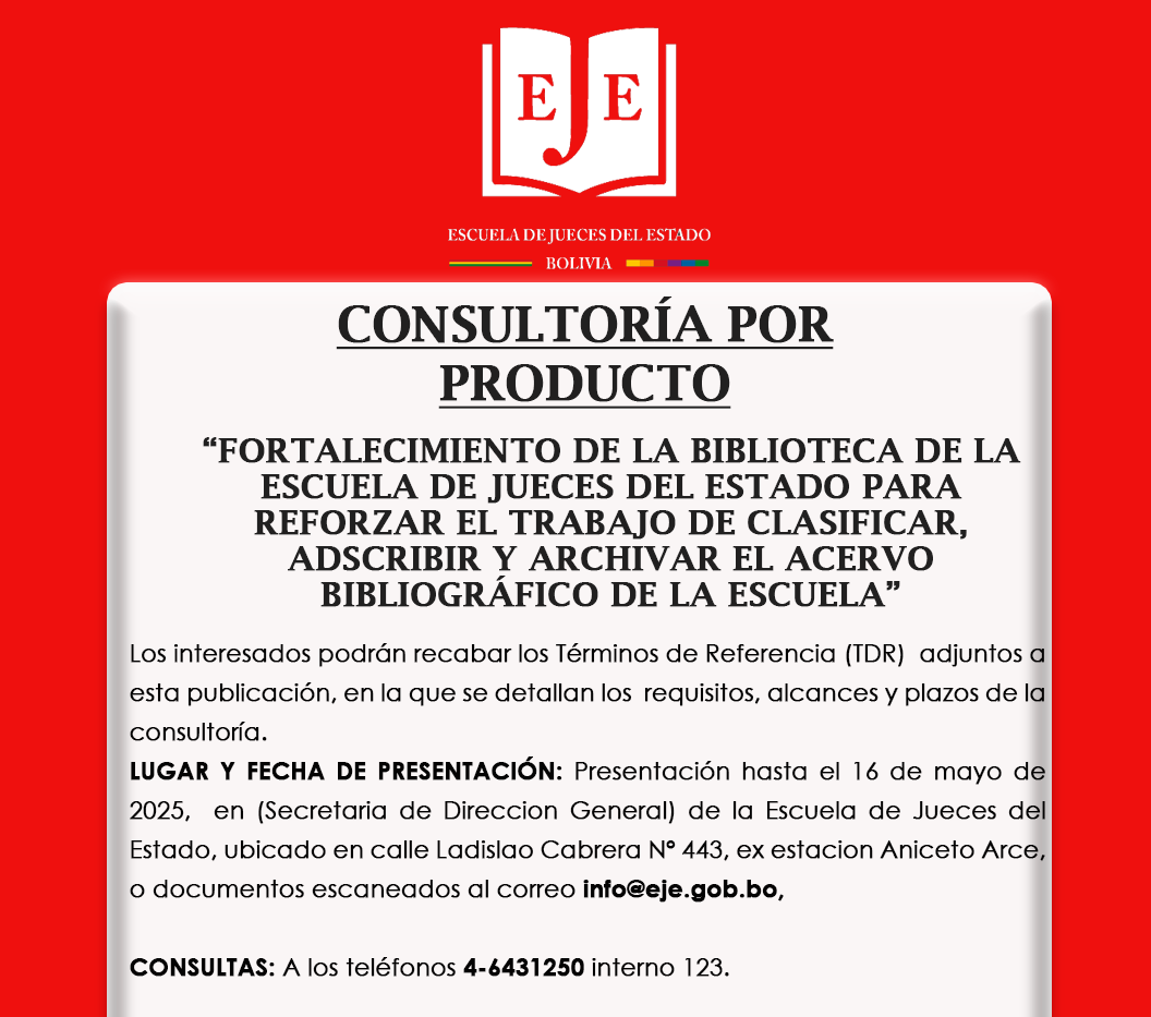 CONSULTORÍA POR PRODUCTO - 2 - 2025