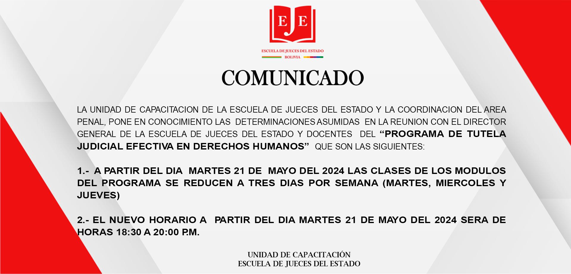COMUNICADO UCAP02/2024