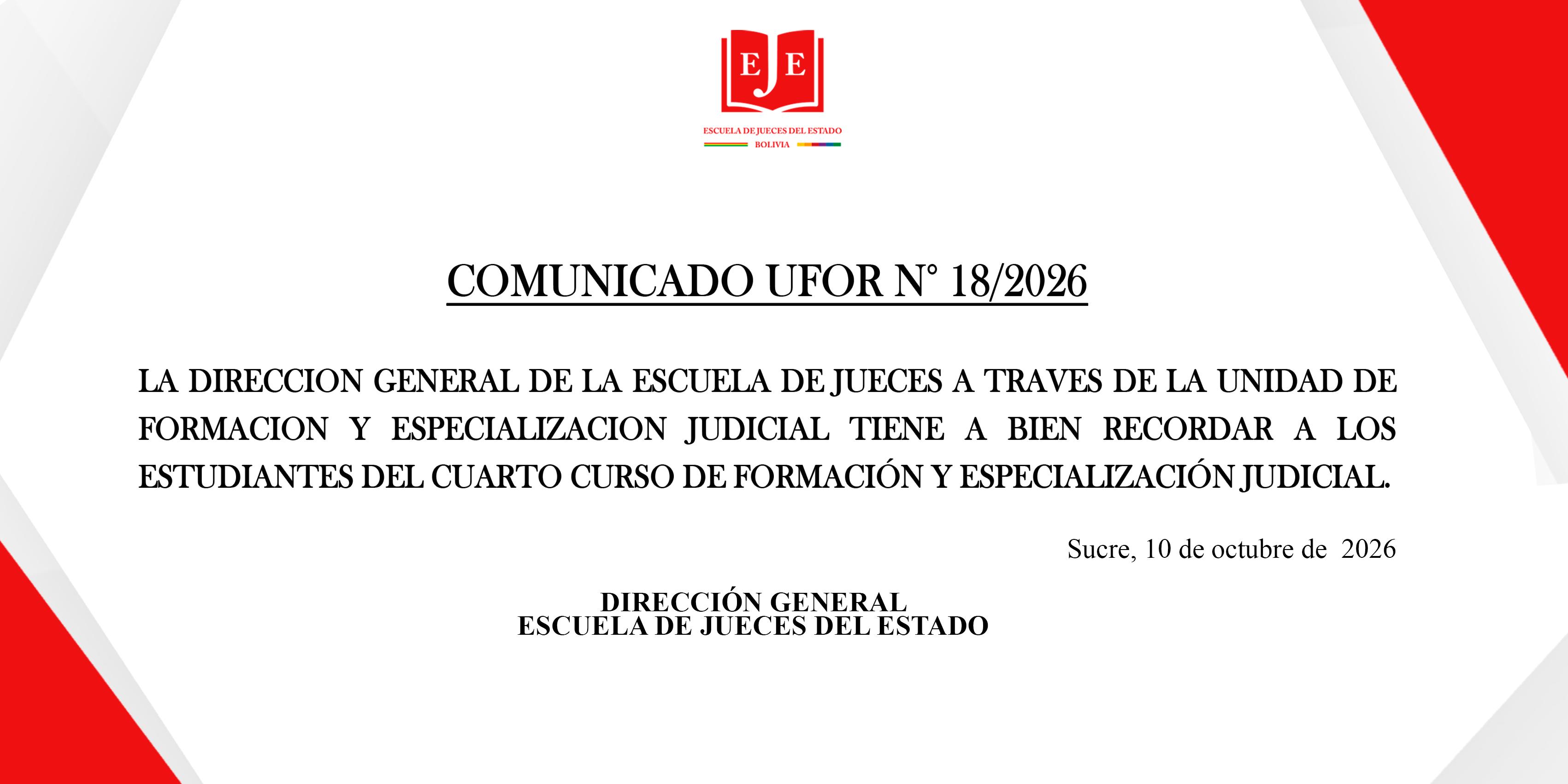 COMUNICADO 17/2026