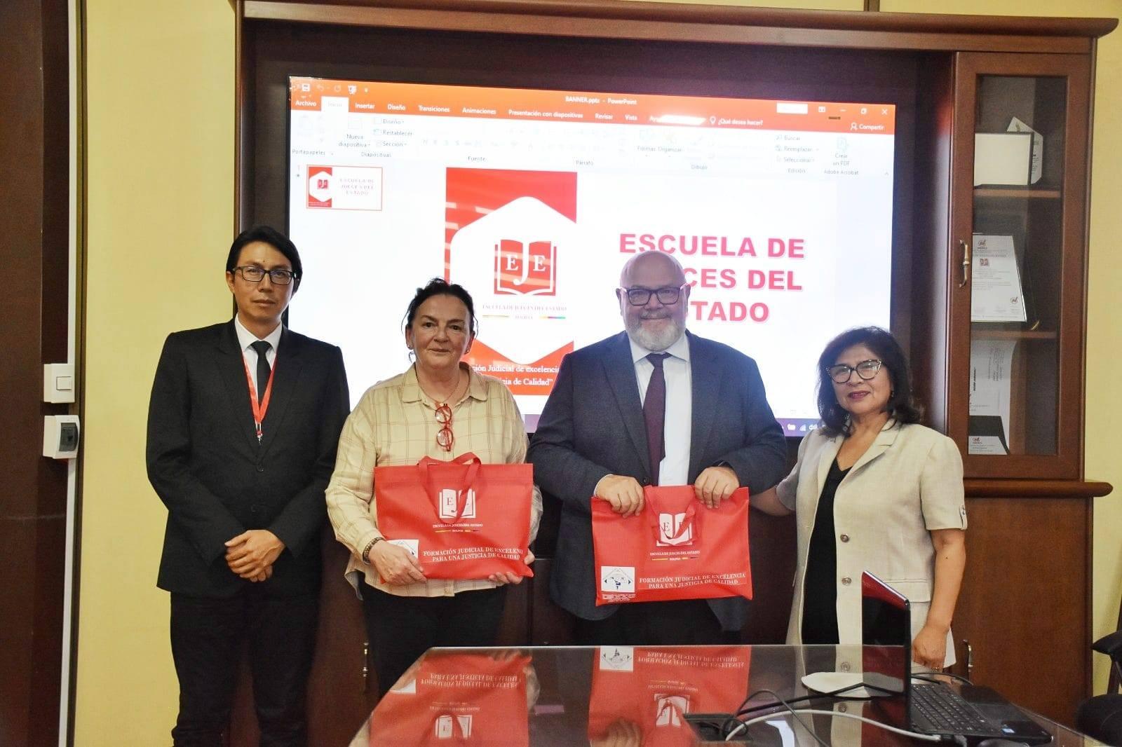 JE fortalece lazos con la Cooperación Española en reunión de coordinación interinstitucional