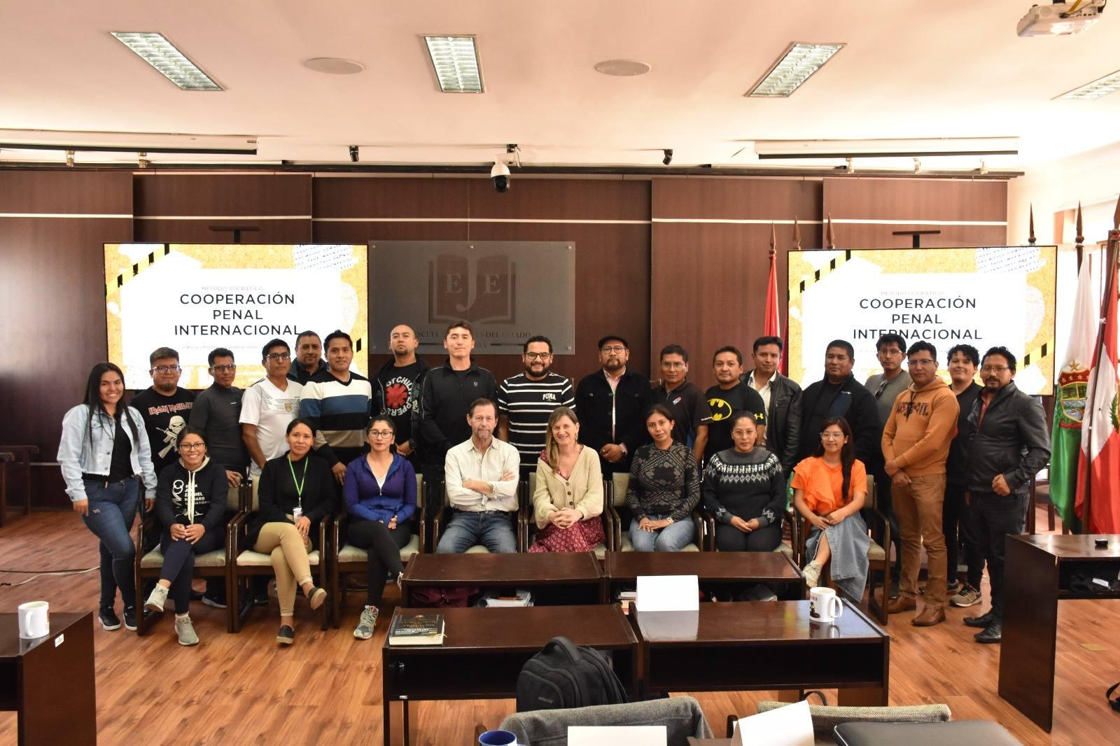 EJE CONCLUYE CLASE ESPECIALIZADA SOBRE COOPERACIÓN PENAL INTERNACIONAL