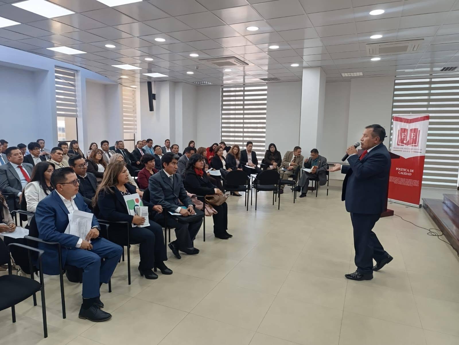 EJE FORTALECE LA RESPUESTA JUDICIAL FRENTE AL CRIMEN ORGANIZADO CON JORNADAS PRESENCIALES EN LA PAZ Y SUCRE