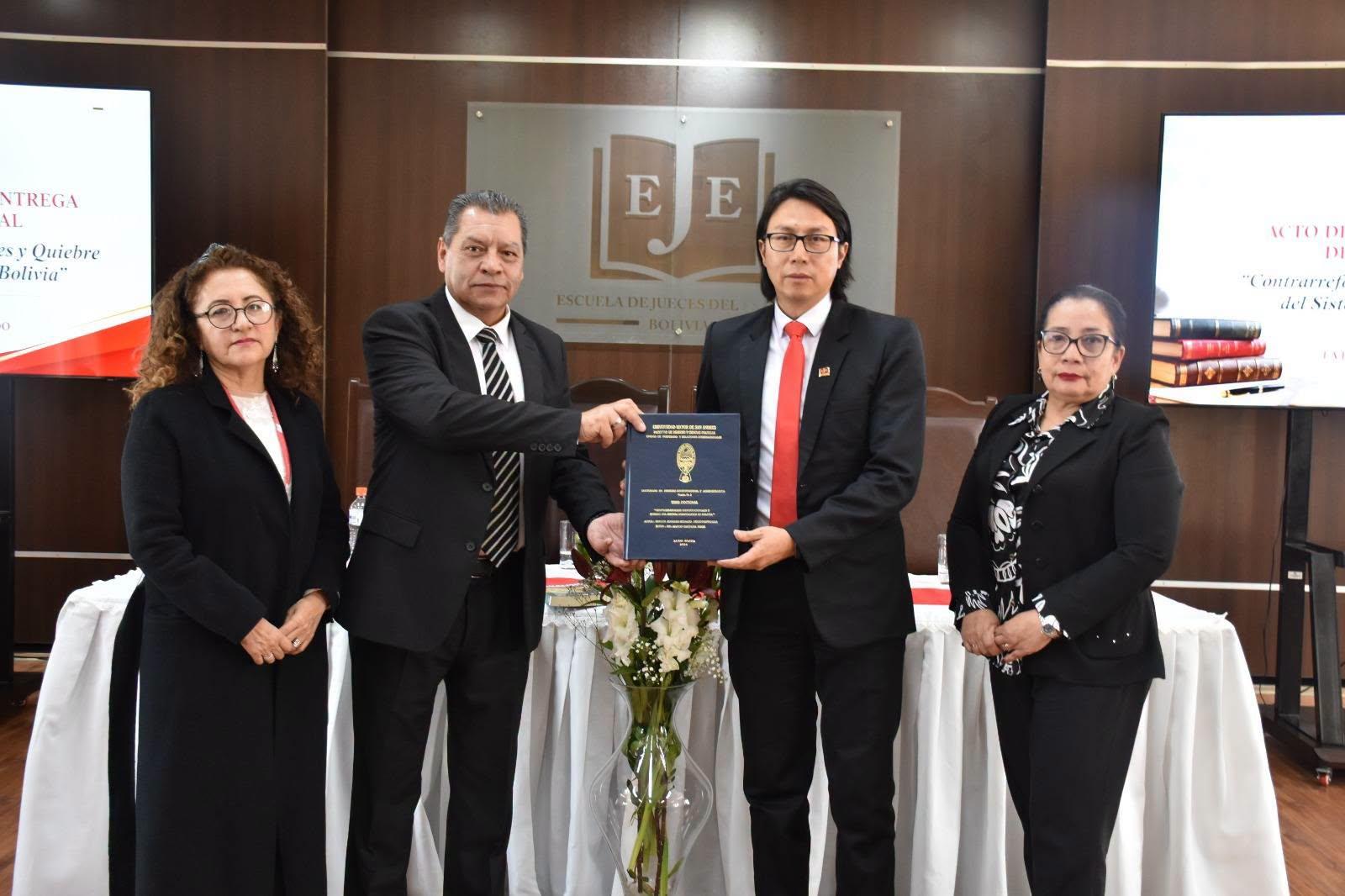 EJE INCORPORA OBRA DOCTORAL DE ALTO VALOR ACADÉMICO A SU BIBLIOTECA PARA FORTALECER LA INVESTIGACIÓN JURÍDICA