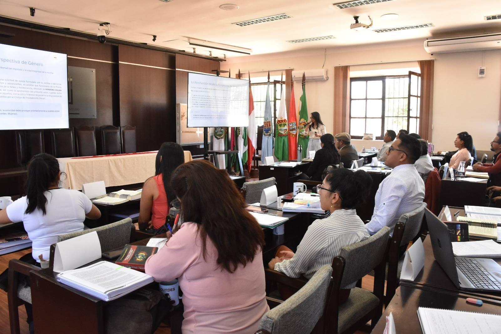 EJE INICIA LA UNIDAD TEMÁTICA SOBRE MEDIDAS CAUTELARES EN EL CUARTO CURSO DE FORMACIÓN JUDICIAL