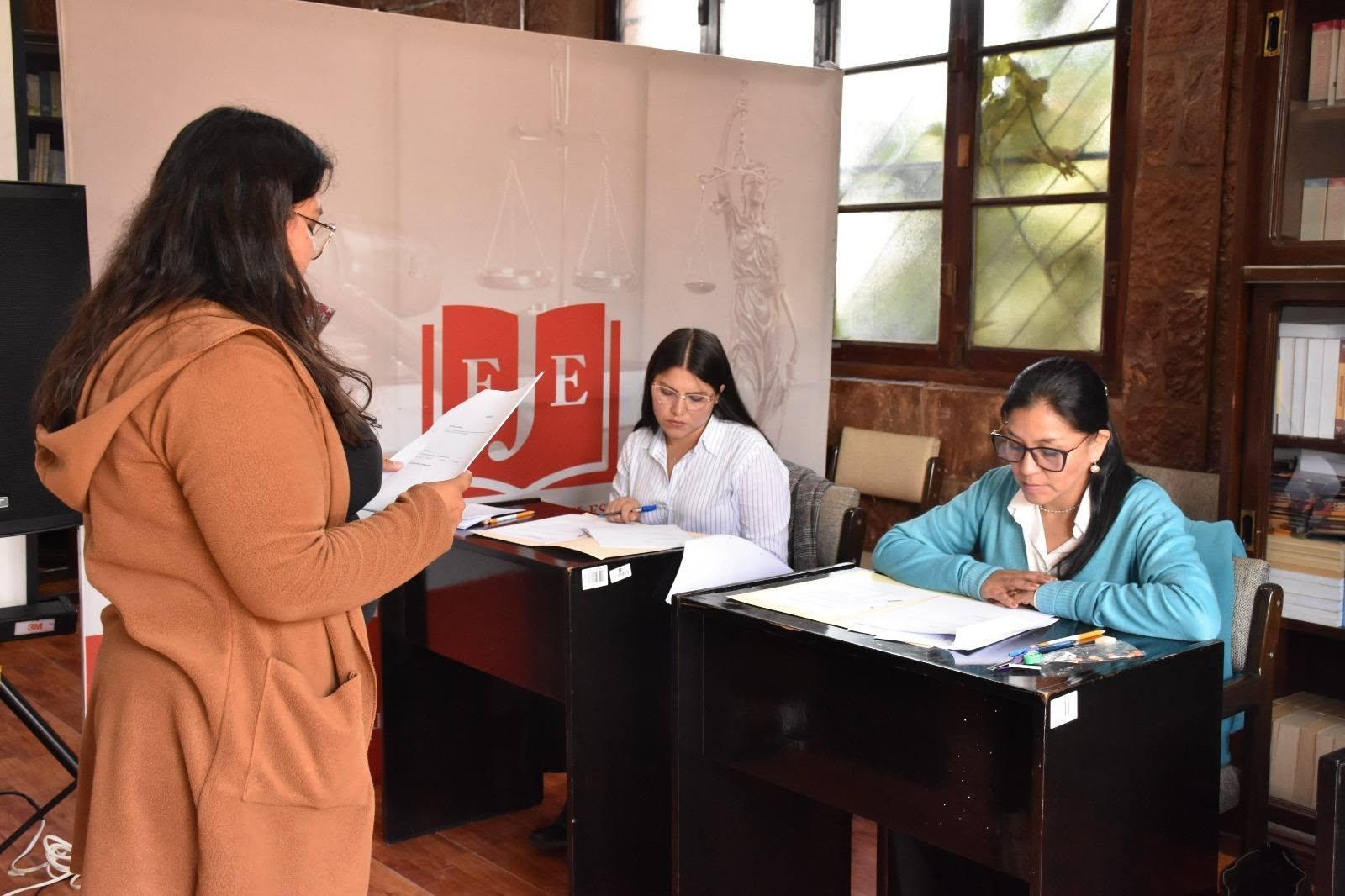 SEGUNDO DÍA DE EVALUACIÓN PSICOLÓGICA FORTALECE EL PROCESO DE SELECCIÓN DEL QUINTO CURSO DE FORMACIÓN JUDICIAL