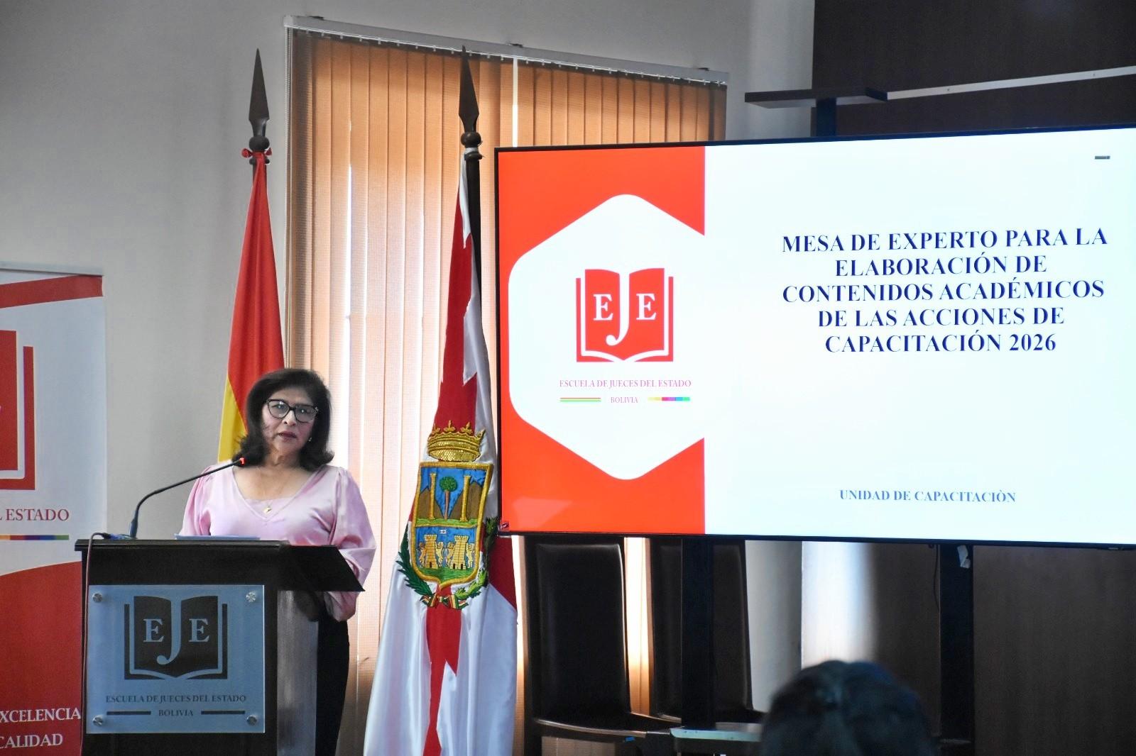 EJE consolida contenidos académicos para el Plan Anual de Capacitación 2026 en Mesa de Expertos