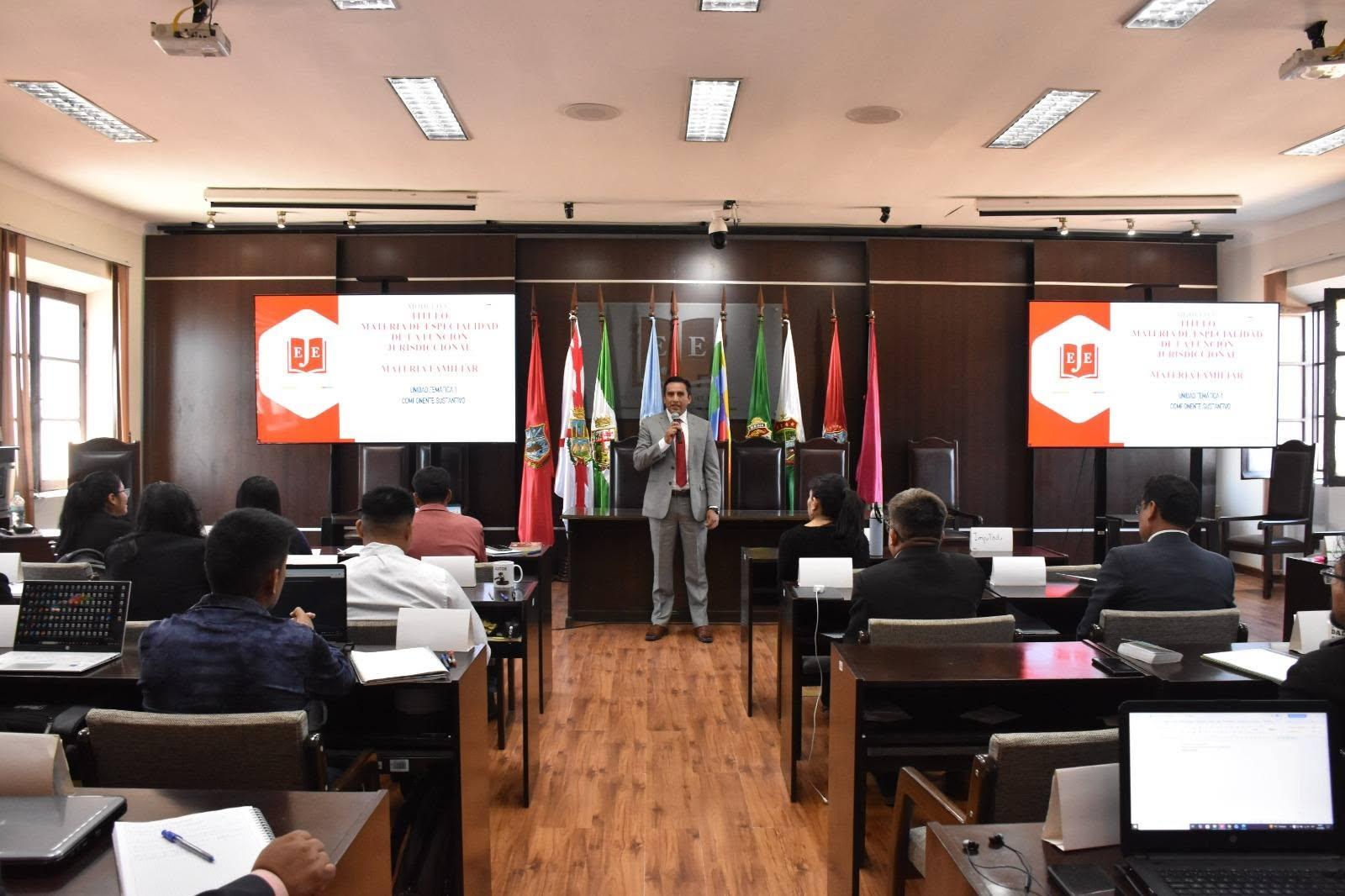 ESCUELA DE JUECES DEL ESTADO INICIA EL MÓDULO DE DERECHO DE FAMILIA DEL CUARTO CURSO DE FORMACIÓN Y ESPECIALIZACIÓN EN LA CARRERA JUDICIAL