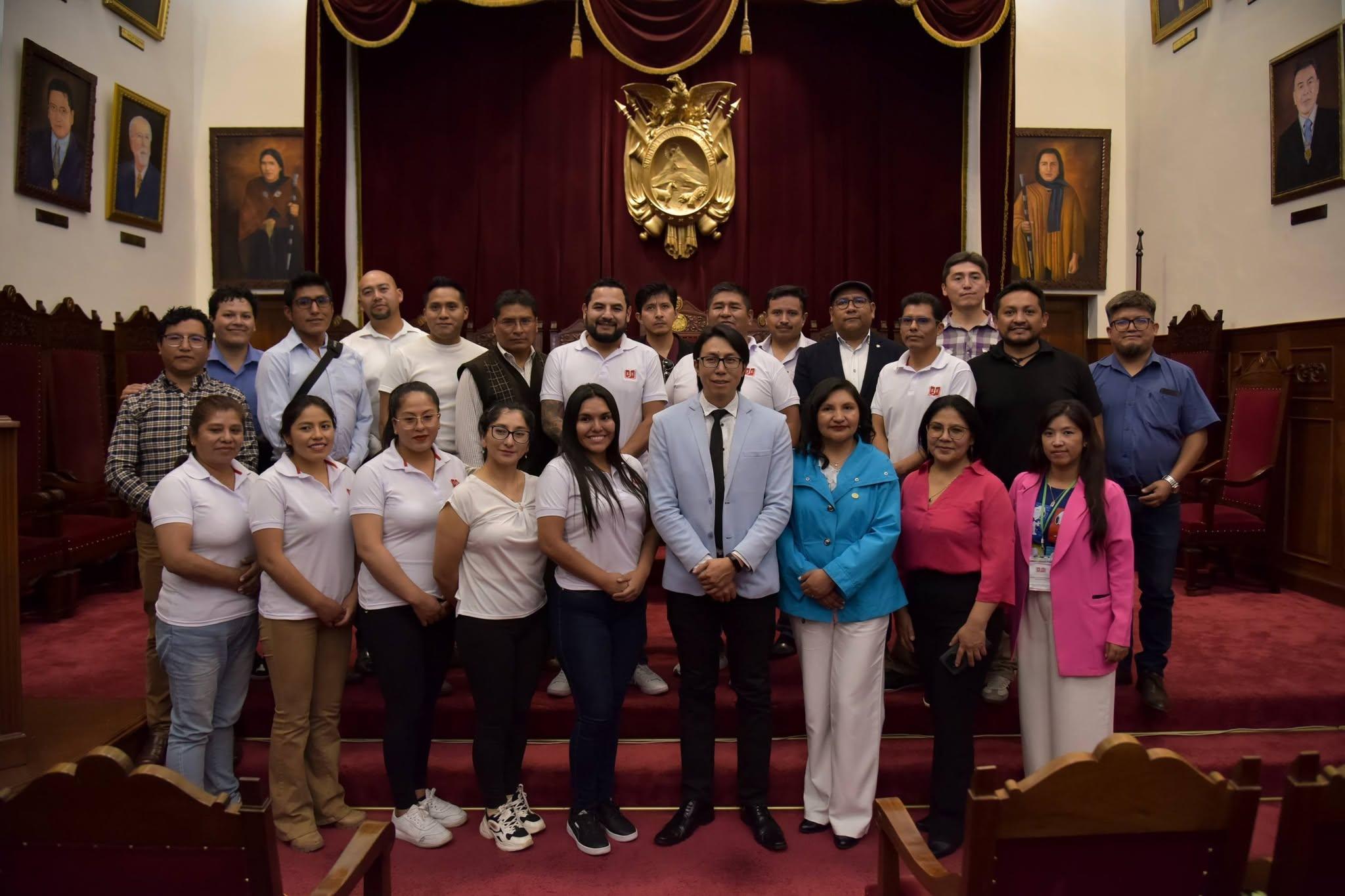 EJE AGRADECE AL TRIBUNAL SUPREMO DE JUSTICIA POR LA ACOGIDA A ESTUDIANTES DEL CUARTO CURSO DE FORMACIÓN JUDICIAL